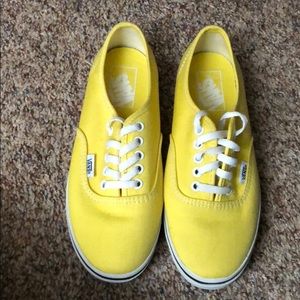Yellow Vans